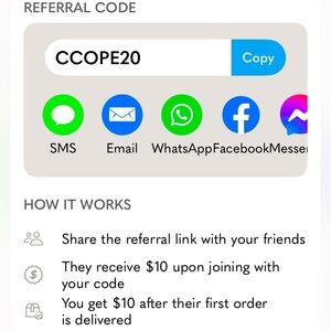 NEW TO POSH???Use my referral code to get $10 off. TYVM for supporting my closet